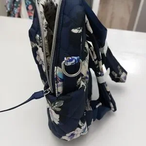 Vera Bradley Performance Twill Convertible Backpack Blooms & Branches Navy NWT Vera Bradley | Bags | Vera Bradley Performance Twill  main image 3